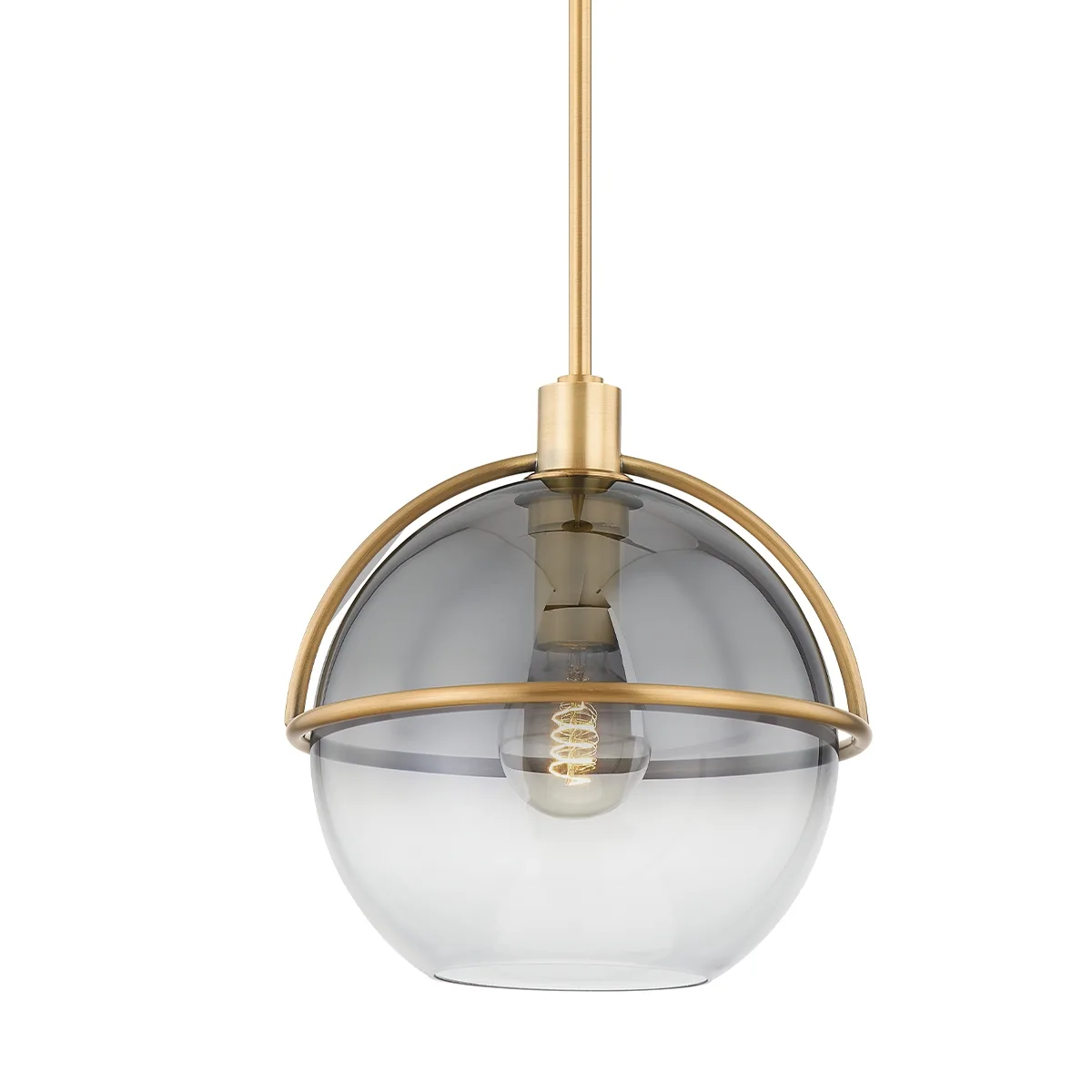 Ivins One Light Pendant in Patina Brass