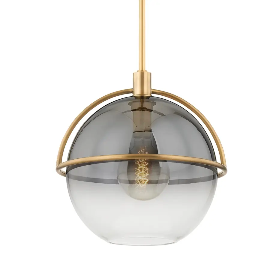 Ivins One Light Pendant in Patina Brass