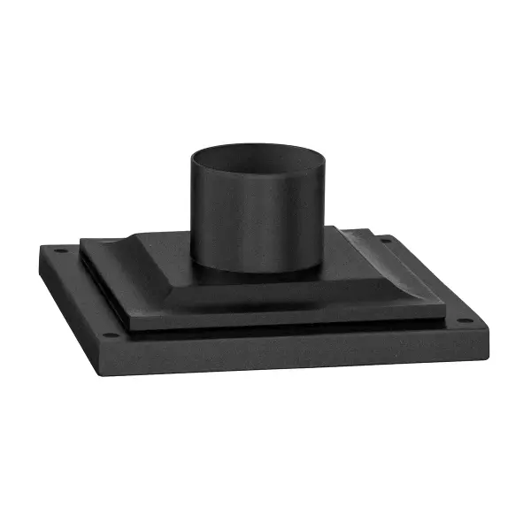 Exterior Accessory Pier Mount in Textured Black