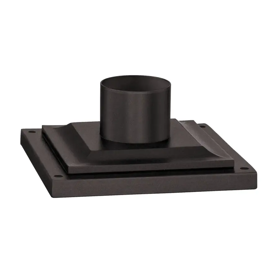 Exterior Accessory Pier Mount in Textured Bronze