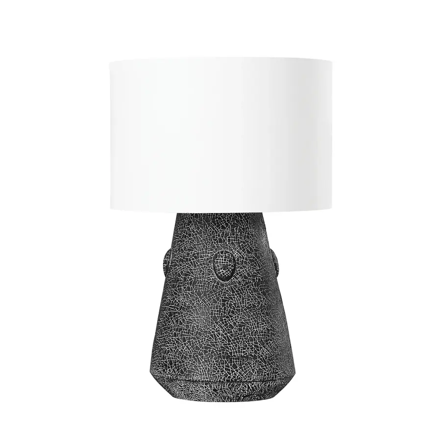 Silas One Light Table Lamp in Ceramic Robins Egg Blue