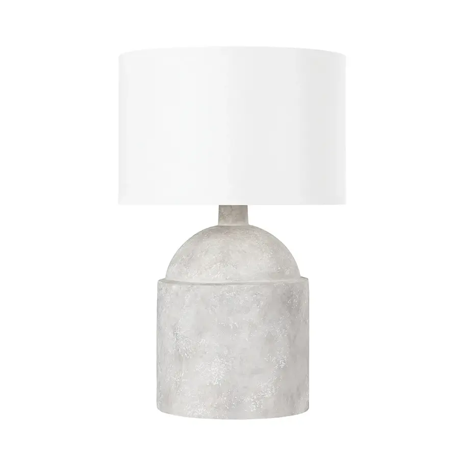 Torrance Ceramic Table Lamp in Weathered Grey