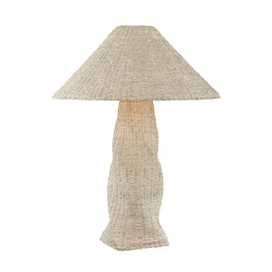 Zaire One Light Table Lamp in Patina Brass