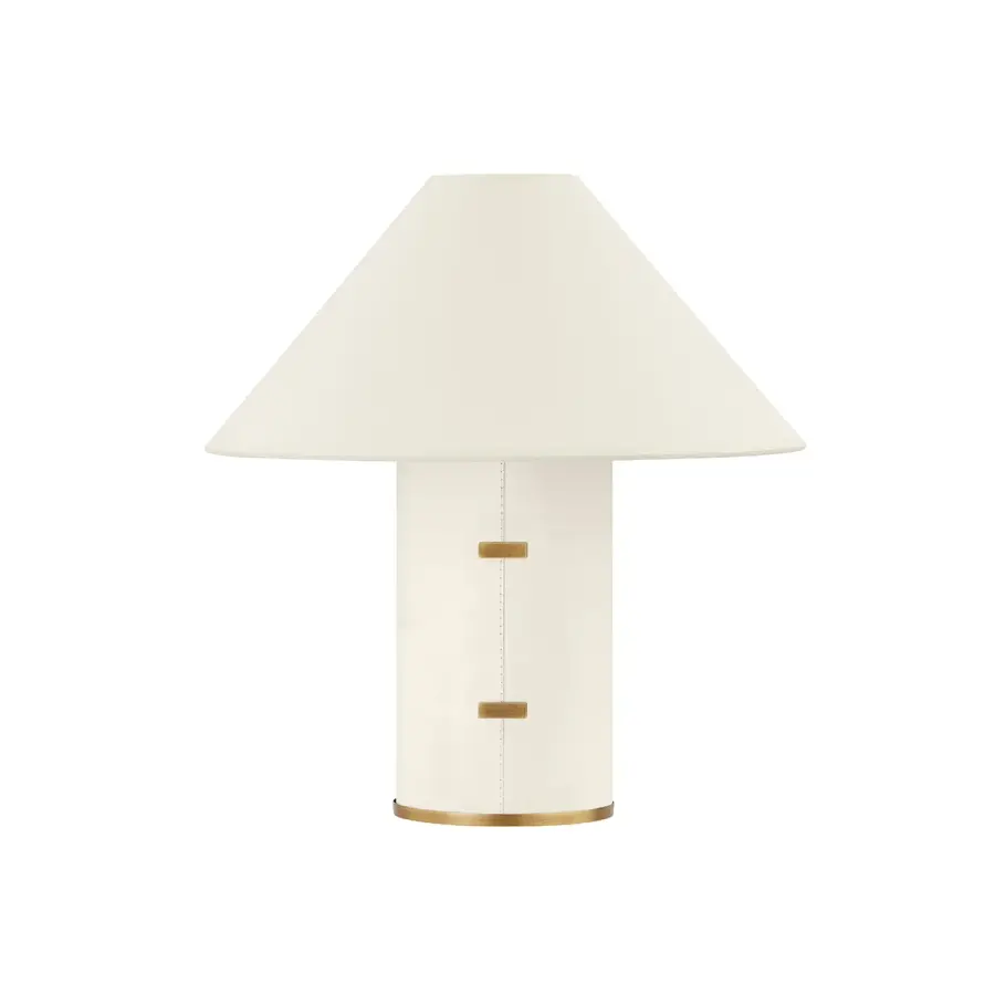Bond One Light Table Lamp in Patina Brass