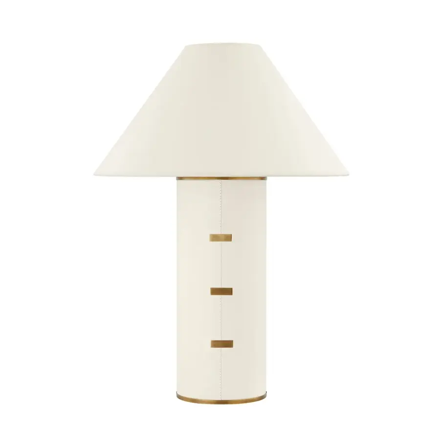 Bond One Light Table Lamp in Patina Brass