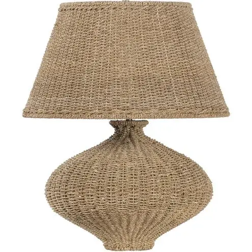 Nette One Light Table Lamp in Patina Brass
