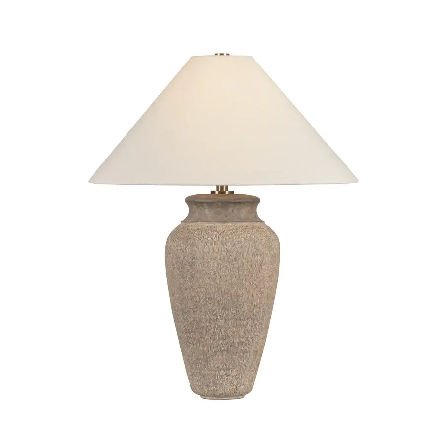 Vessel One Light Table Lamp in Patina Brass