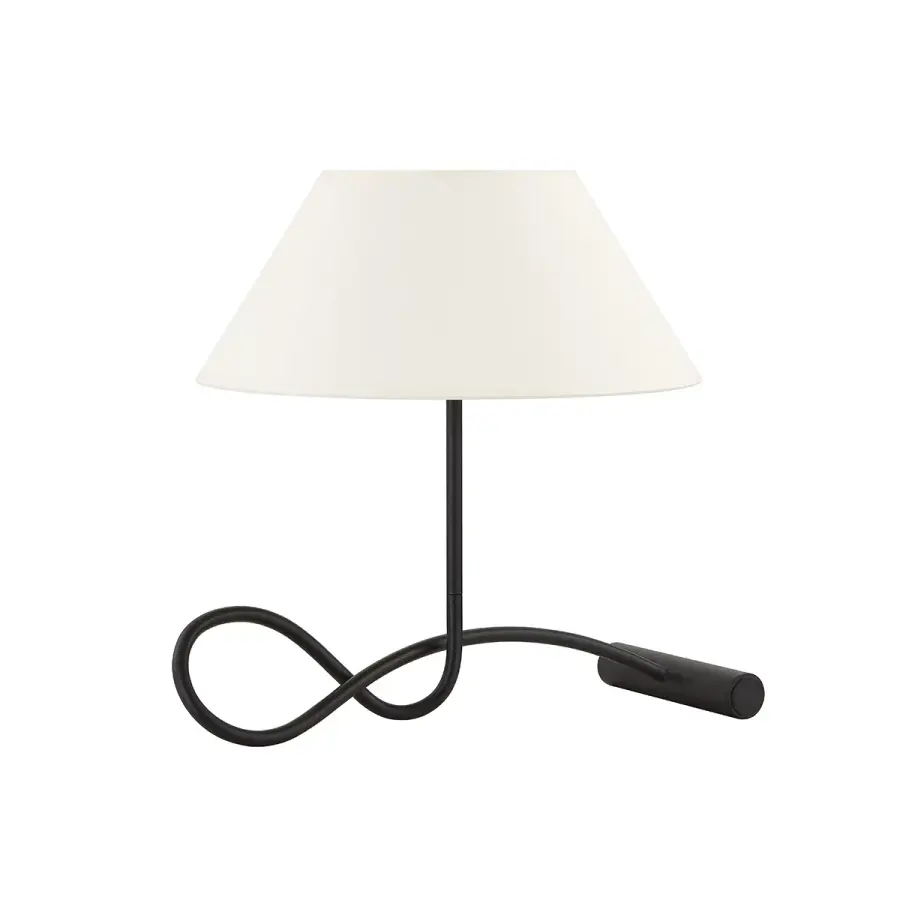 Alameda Two Light Table Lamp in Forged Iron
