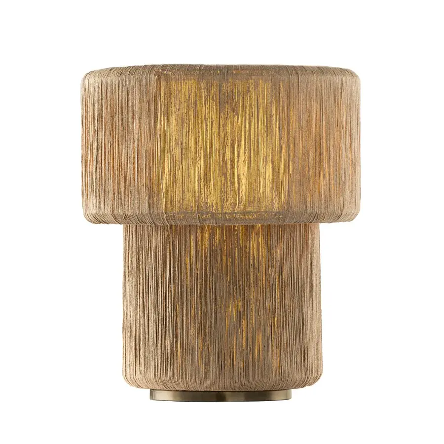 Kenai One Light Table Lamp in Patina Brass