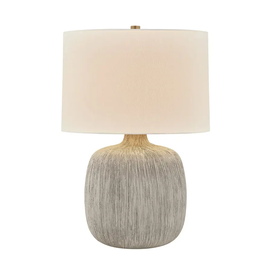 Keagan One Light Table Lamp in Patina Brass