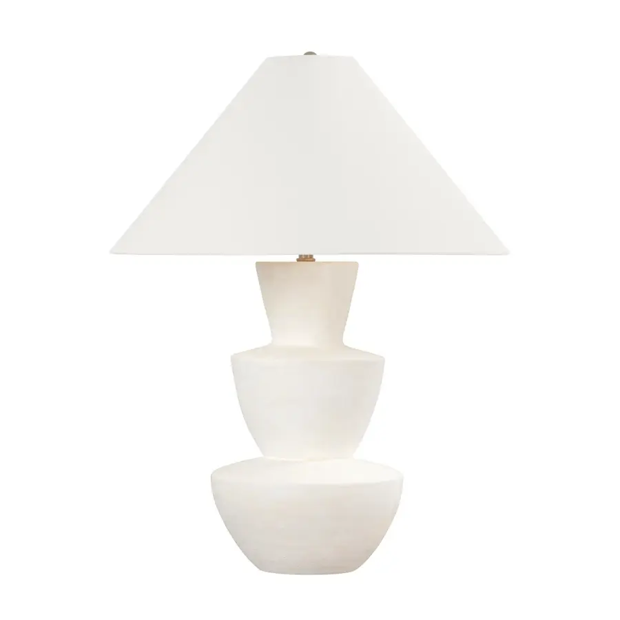 Kamas One Light Table Lamp in Patina Brass