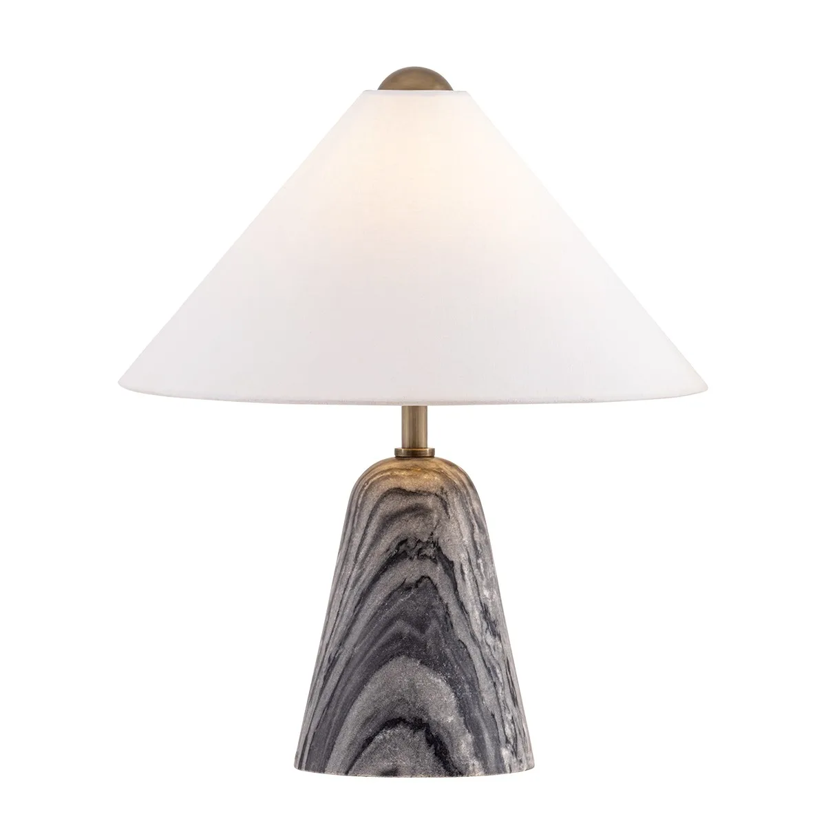Millbrae One Light Table Lamp in Patina Brass