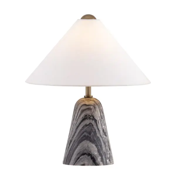 Millbrae One Light Table Lamp in Patina Brass