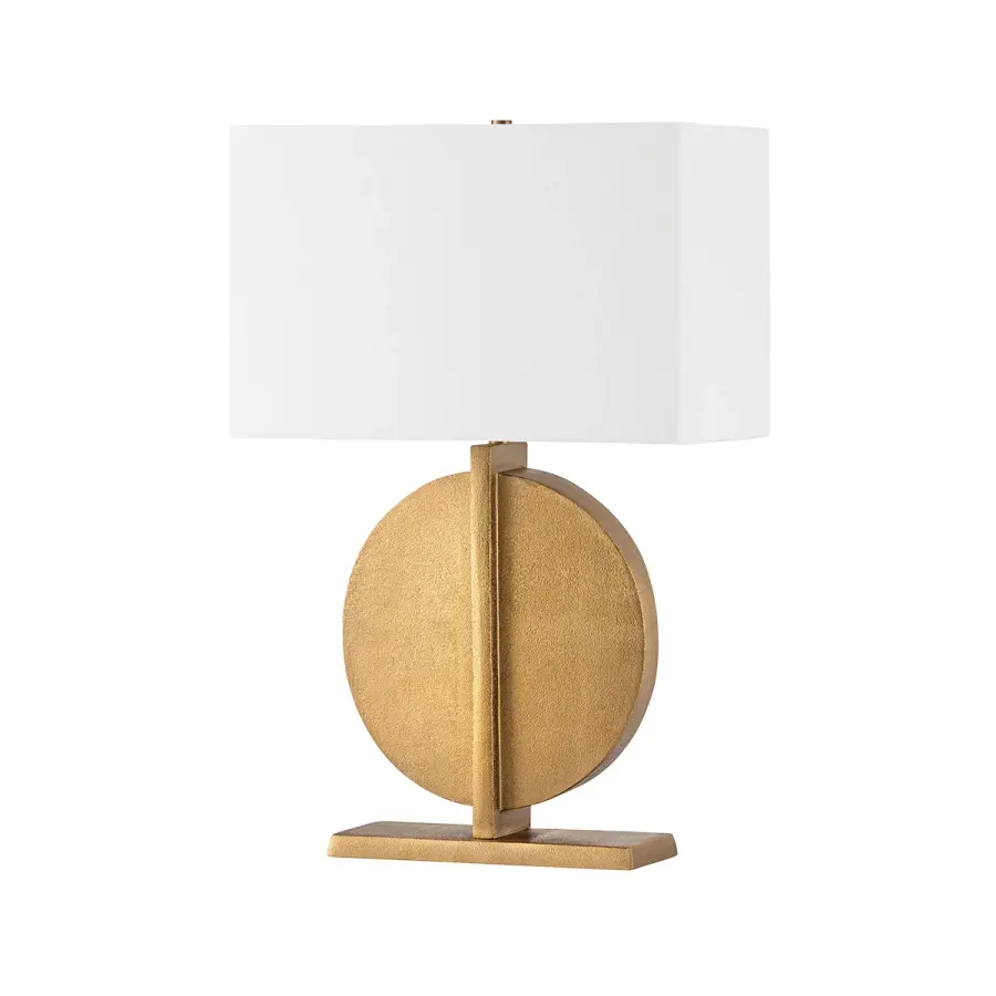 Colma One Light Table Lamp in Patina Brass