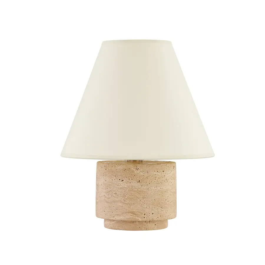 Bronte One Light Table Lamp in Patina Brass