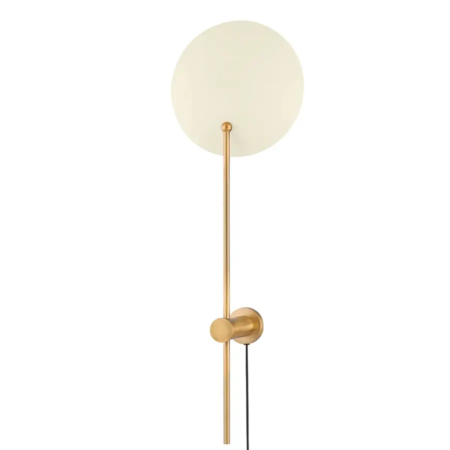 Leif One Light Wall Sconce in Patina Brass