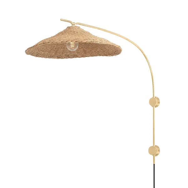 Valier One Light Wall Sconce in Vintage Gold Leaf
