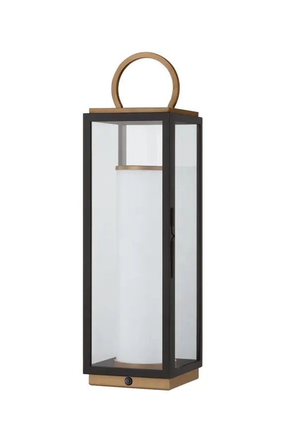 Gareth LED Table Lamp in Patina Brass