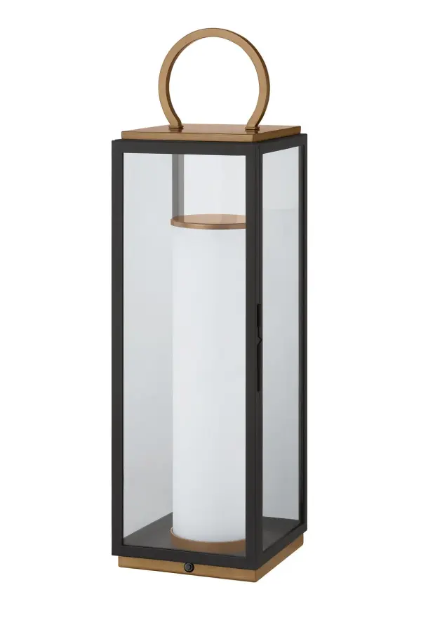 Gareth LED Table Lamp in Patina Brass