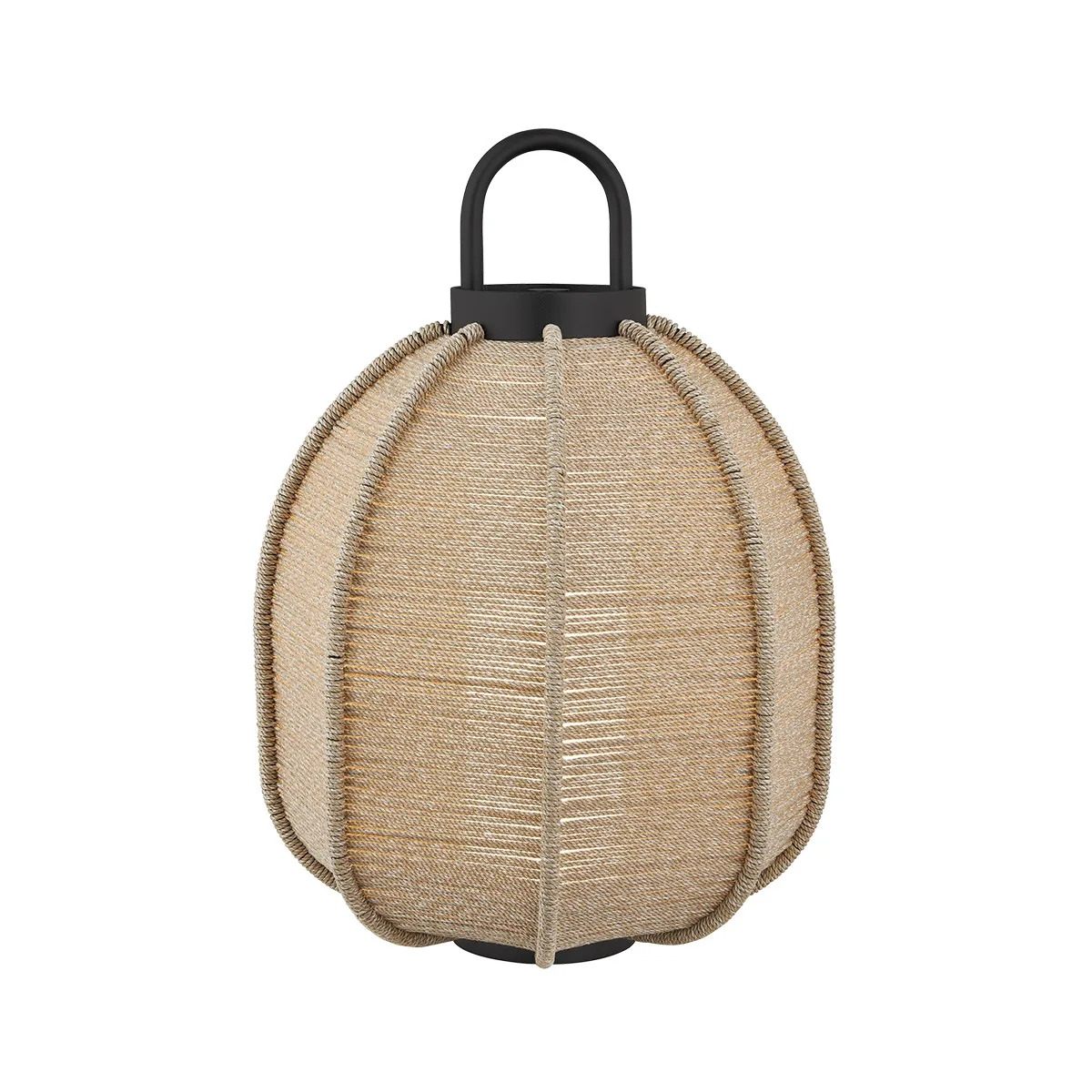 Maltby LED Portable Table Lamp in Textured Black