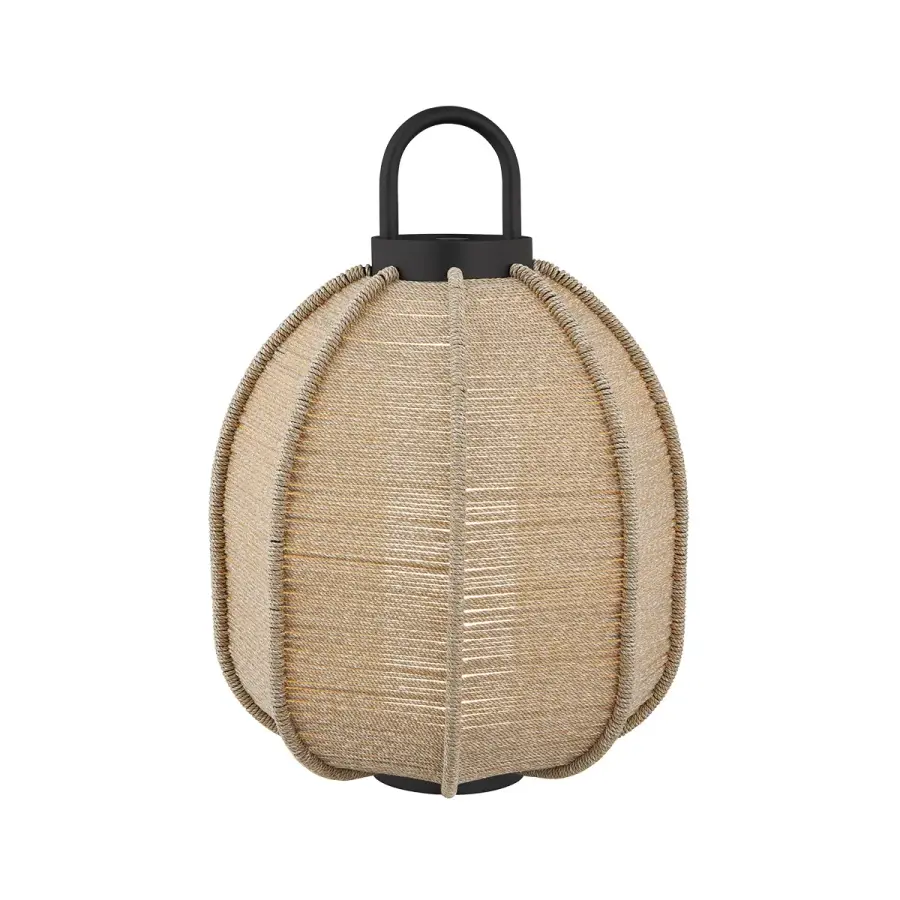 Maltby LED Portable Table Lamp in Textured Black