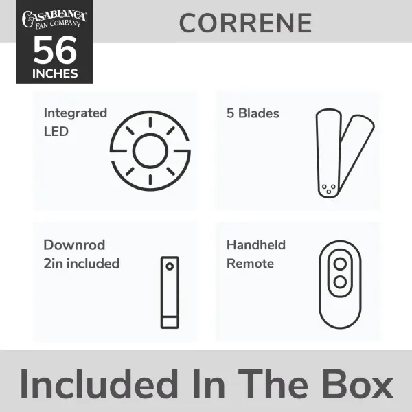 Correne 56" LED Ceiling Fan with Light - Image 24