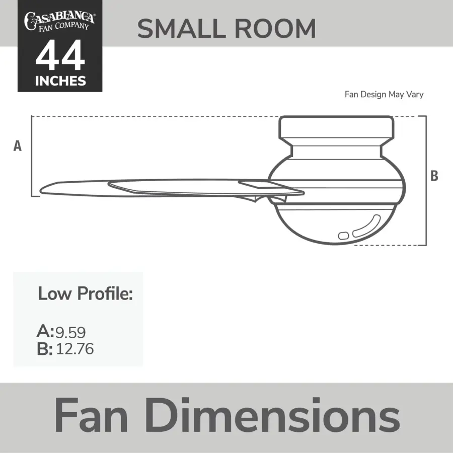 Casablanca Isotope 44" Low Profile Ceiling Fan with LED Light - Image 20