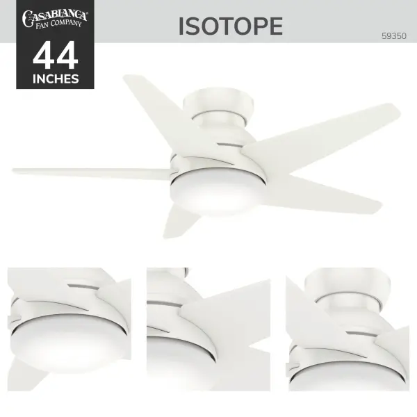 Casablanca Isotope 44" Low Profile Ceiling Fan with LED Light - Image 5