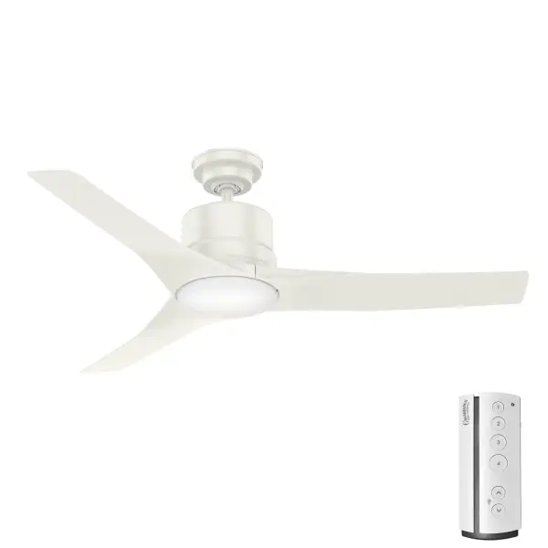 The Piston combines early American industrial design with modern functionality. Featuring a WhisperWind motor, damp-rated construction, and integrated LED lighting, it's perfect for large covered outdoor spaces. - alternate view