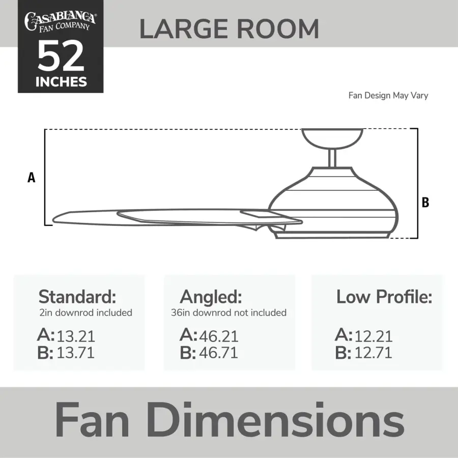 Piston Outdoor LED Ceiling Fan 52" - Image 15