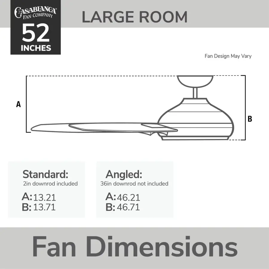 Piston Outdoor LED Ceiling Fan 52" - Image 16