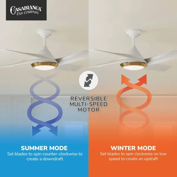 Vespucci Outdoor 52" Ceiling Fan with LED Light - Image 12