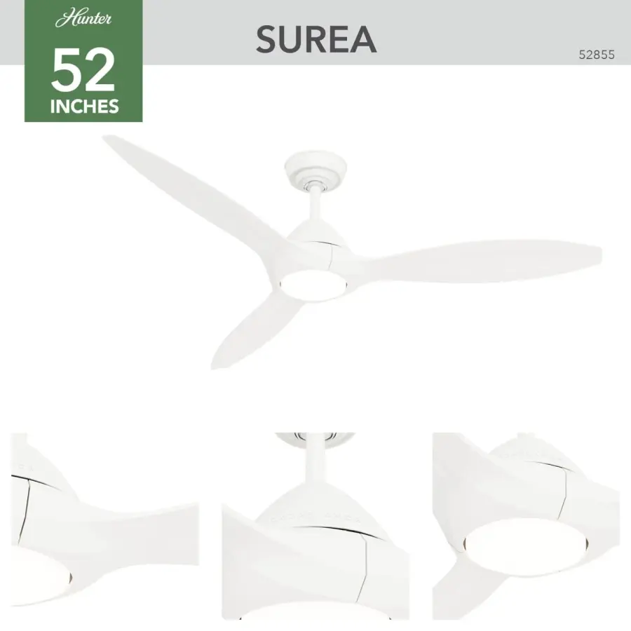 Surea Outdoor Ceiling Fan with LED Light 56" - Image 4