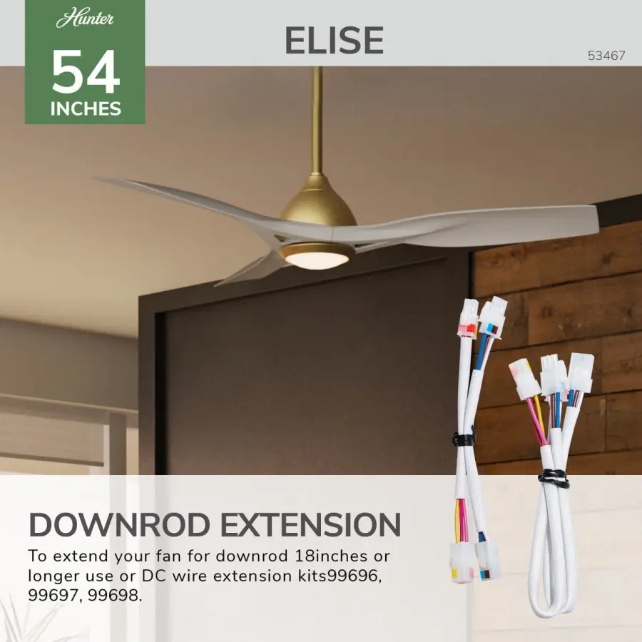 Elise 54" Outdoor Ceiling Fan with LED Light - Image 20