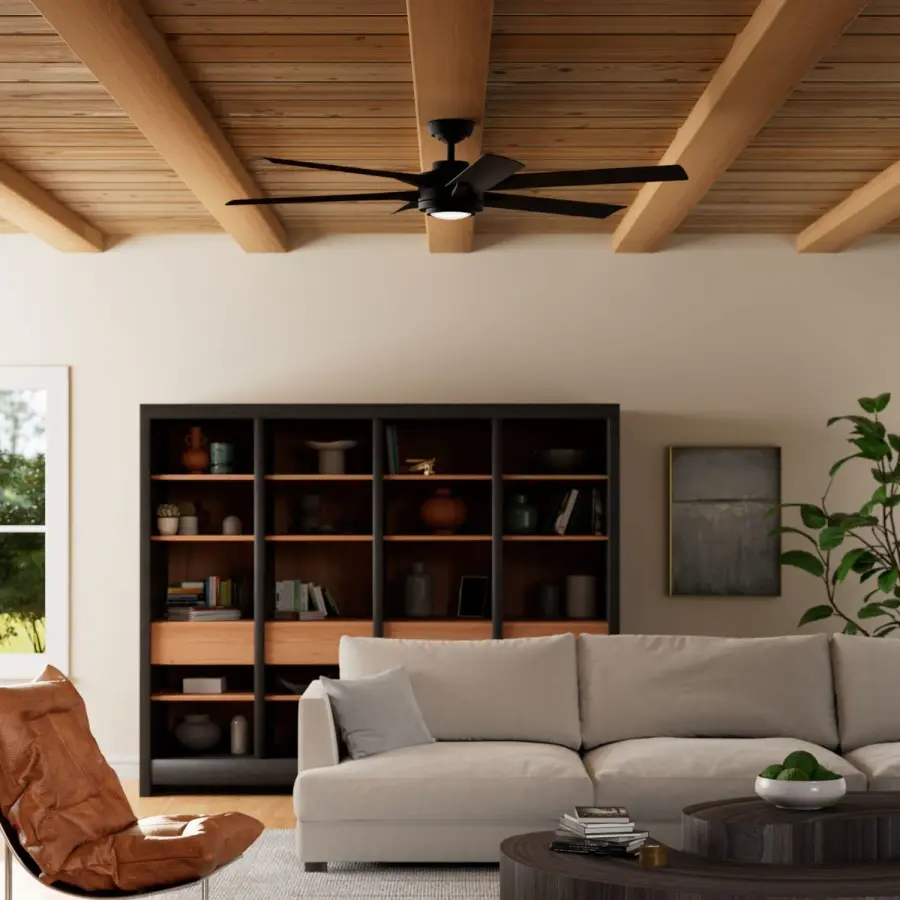 Melia Outdoor 65" Ceiling Fan with LED Light - Image 12