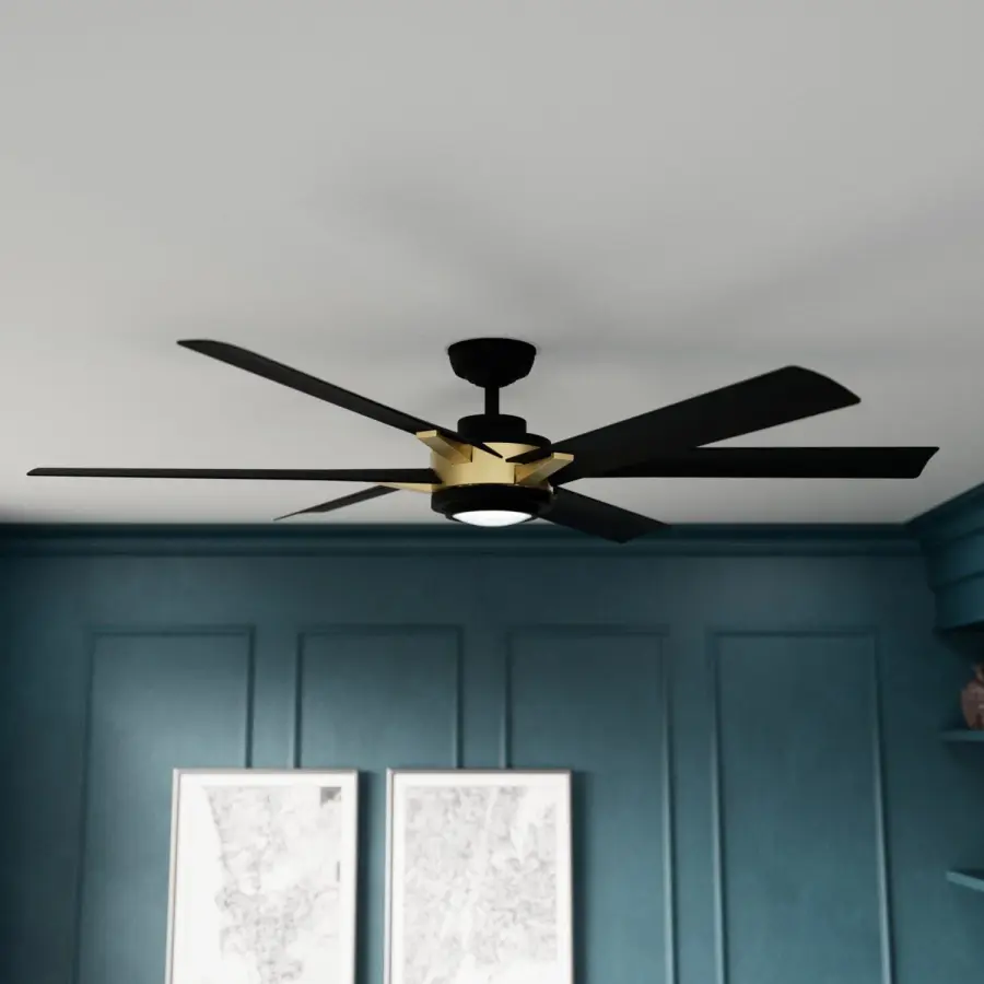 Melia Outdoor 65" Ceiling Fan with LED Light - Image 14