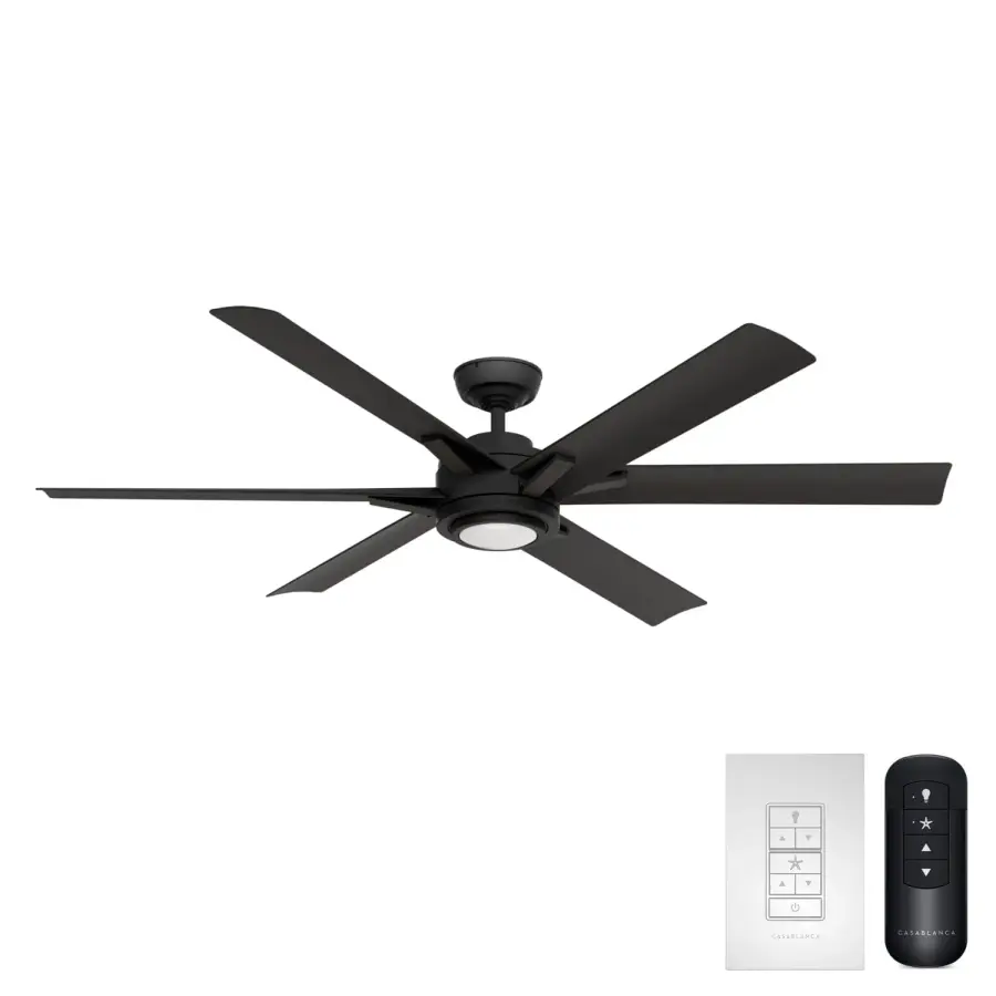 Melia Outdoor 65" Ceiling Fan with LED Light - Image 3