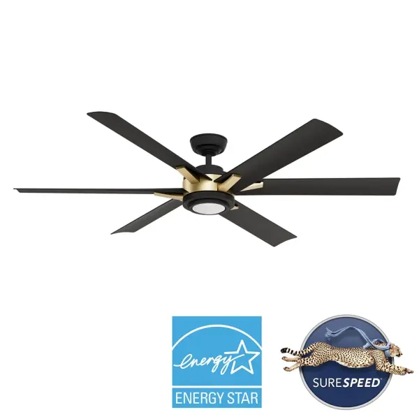 Melia Outdoor 65" Ceiling Fan with LED Light - Image 48