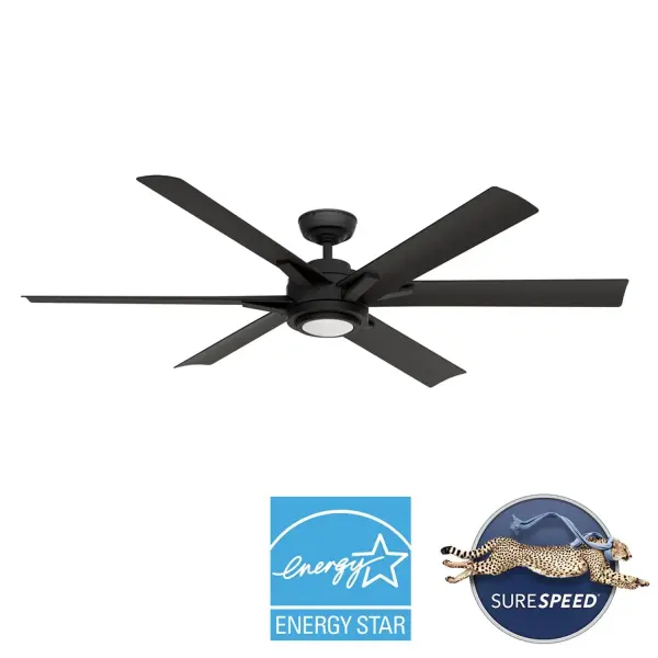 Melia Outdoor 65" Ceiling Fan with LED Light - Image 49