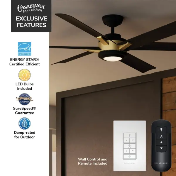 Melia Outdoor 65" Ceiling Fan with LED Light - Image 54