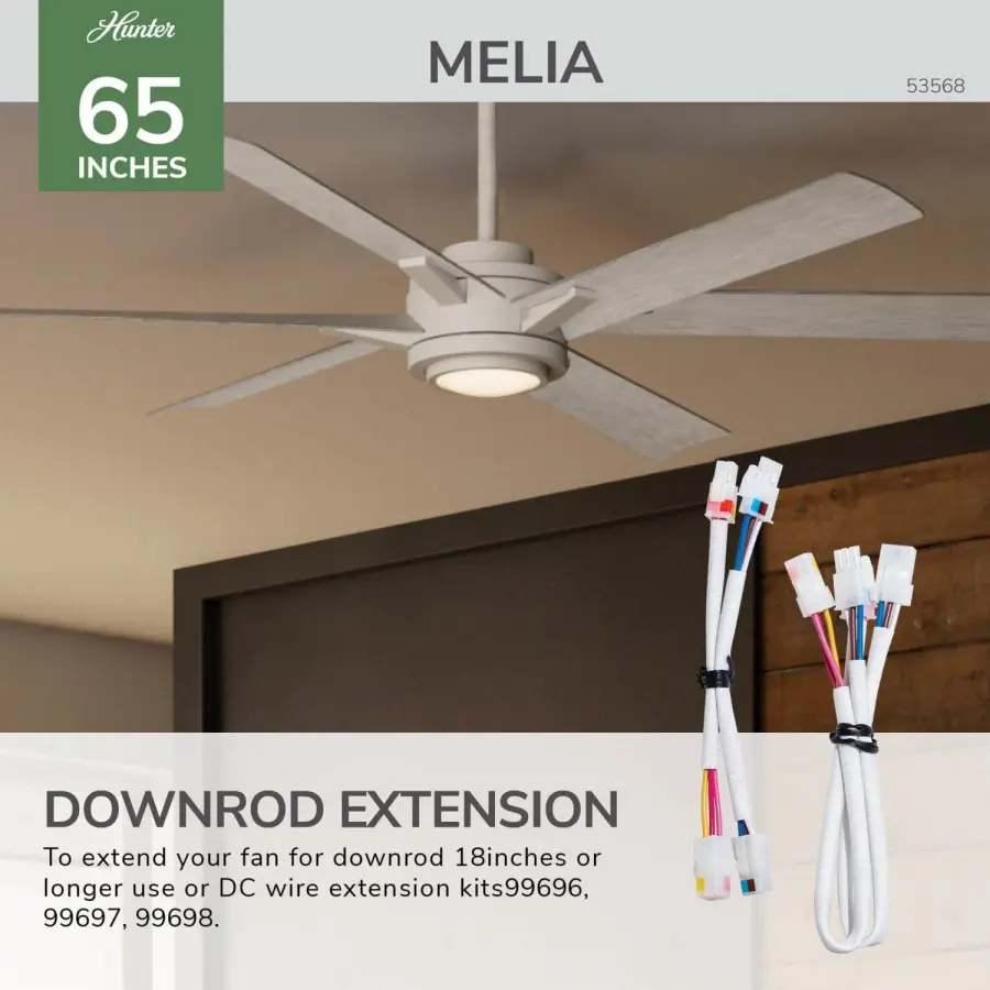 Melia Outdoor 65" Ceiling Fan with LED Light - Image 56