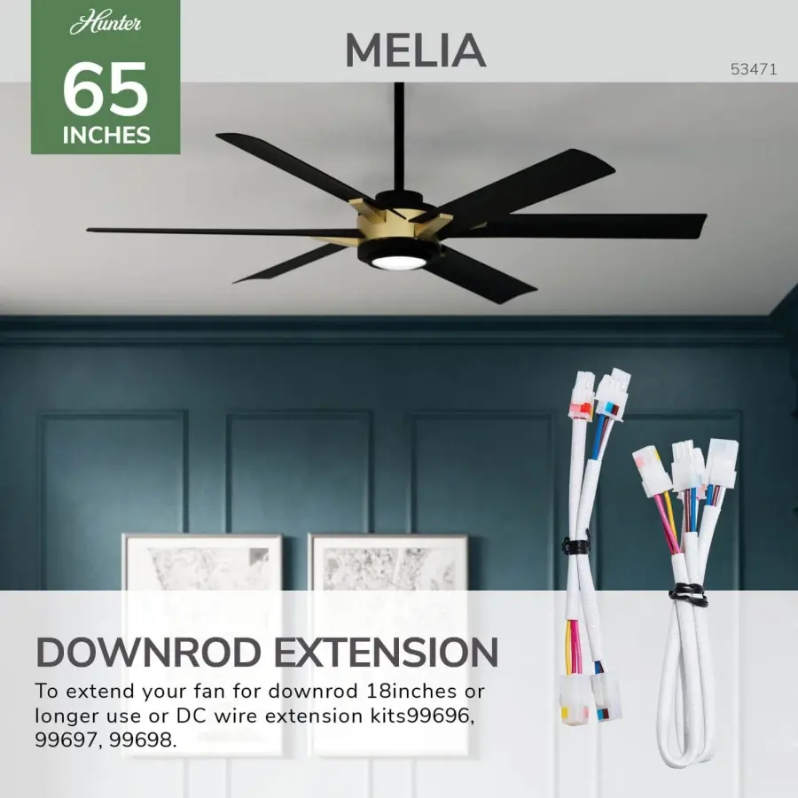 Melia Outdoor 65" Ceiling Fan with LED Light - Image 57