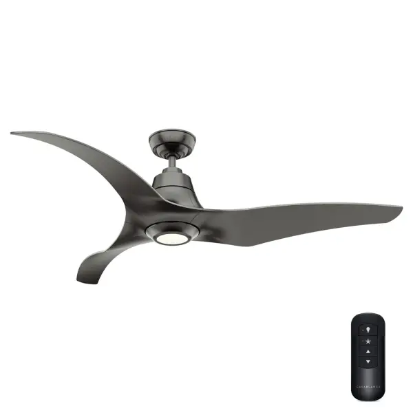 The Stingray combines modern design with ENERGY STAR certification, delivering 64% more efficiency than conventional fans. Its 6-speed DC motor operates whisper-quiet while the damp rating makes it perfect for covered outdoor spaces.