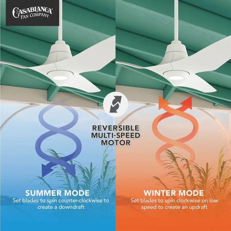 Stingray Outdoor ENERGY STAR Ceiling Fan with LED Light 60" - Image 15