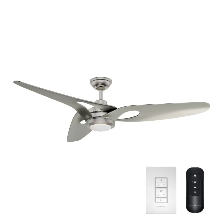 Inez Outdoor 60" Ceiling Fan with LED Light - Image 1