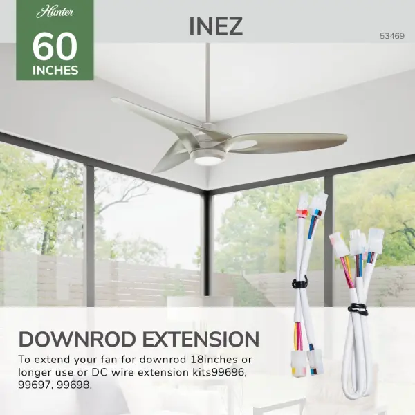 Inez Outdoor 60" Ceiling Fan with LED Light - Image 38