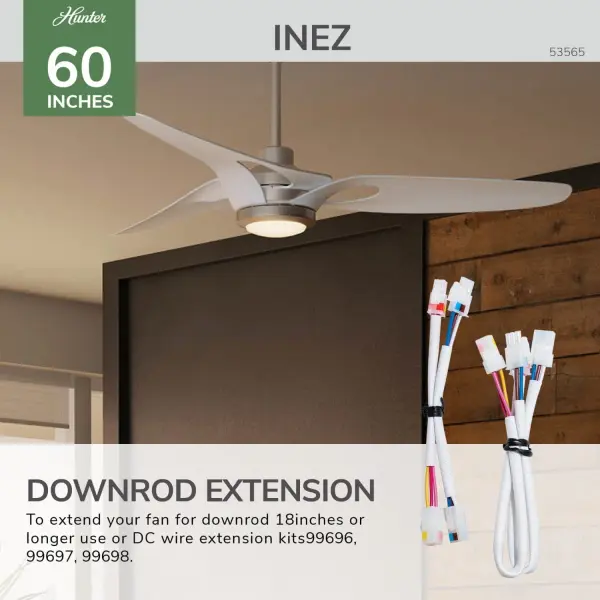 Inez Outdoor 60" Ceiling Fan with LED Light - Image 39