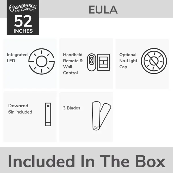 Eula 52" Outdoor Ceiling Fan with LED Light - Image 20