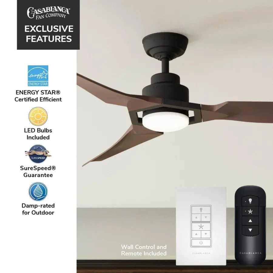 Eula 52" Outdoor Ceiling Fan with LED Light - Image 35