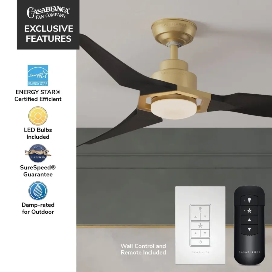 Eula 52" Outdoor Ceiling Fan with LED Light - Image 36